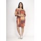 Vestido Curto Malha Ombro a Ombro Mullet Amplo Tramas do Sol