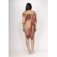 Vestido Curto Malha Ombro a Ombro Mullet Amplo Tramas do Sol