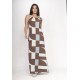 Vestido Capotira Longo Malha Alça Ajustável Santa Rosa do Tocantins
