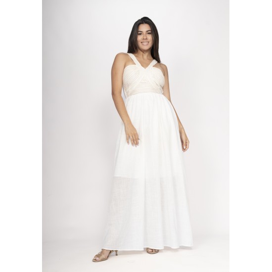 Vestido Alvorada Longo Luz Serena