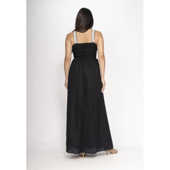 Vestido Alvorada Longo Noite Tranquila