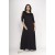 Vestido Boyrá Longo Malha Detalhe na Manga Preto