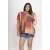 Blusa Ampla Malha Morcego Manga Curta Tramas do Sol