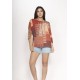 Blusa Morcego Ampla Manga 3/4 Tramas do Sol