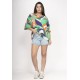 Blusa Morcego Ampla Tangará Estampa Brisa do Mar