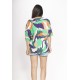 Blusa Morcego Ampla Tangará Estampa Brisa do Mar