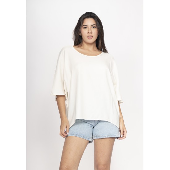 Blusa Morcego Ampla Tangará Off white