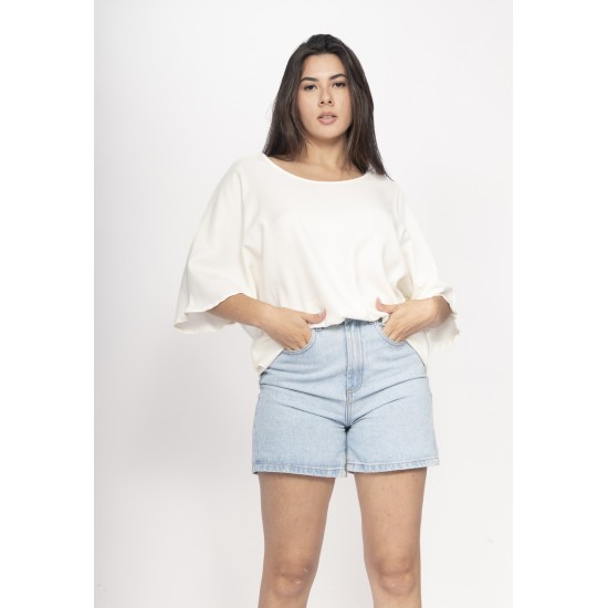 Blusa Morcego Ampla Tangará Off white