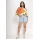 Blusa Morcego Ampla Tangará Estampa Jardim do Sol