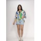 Blusa Morcego Ampla Tangará Estampa Selva Urbana