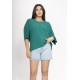 Blusa Morcego Ampla Tangará Verde
