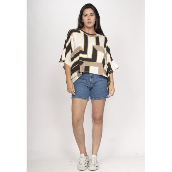 Blusa Asa Delta Malha Tupã Estampa Igaci