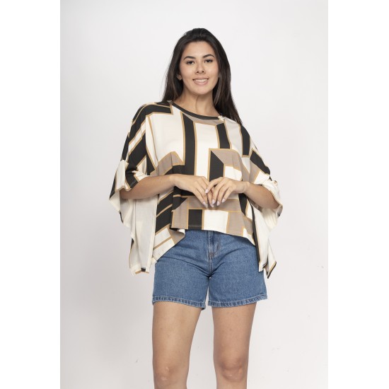 Blusa Asa Delta Malha Tupã Estampa Igaci