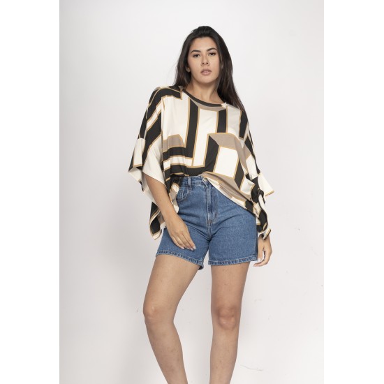 Blusa Asa Delta Malha Tupã Estampa Igaci