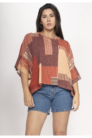 Blusa Asa Delta Malha Tupã Tramas do Sol