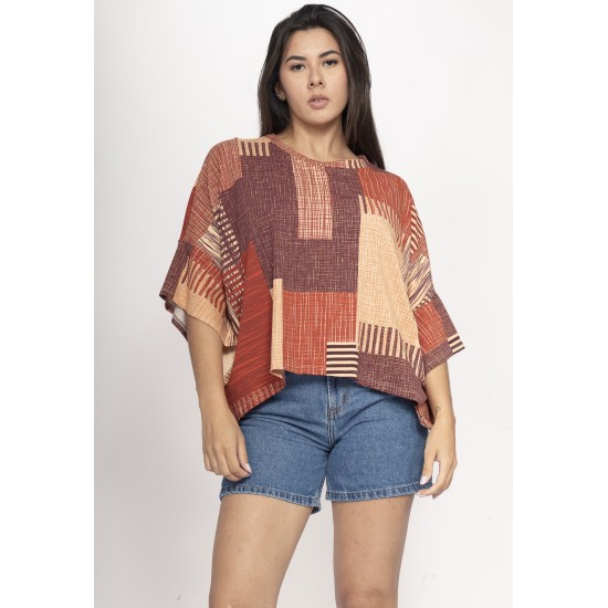 Blusa Asa Delta Malha Tupã Tramas do Sol
