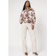 Jaqueta Corta-Vento Blouson Uatumã Estampa Flor de Barro