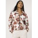 Jaqueta Corta-Vento Blouson Uatumã Estampa Flor de Barro