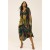 Vestido Kaftan Mutum Detalhes nas Costas Estampa Caju da Mata