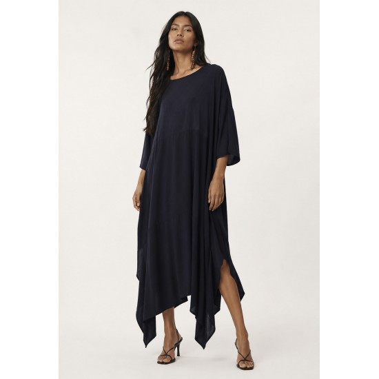 Vestido Plus Viscose Nascente Preto