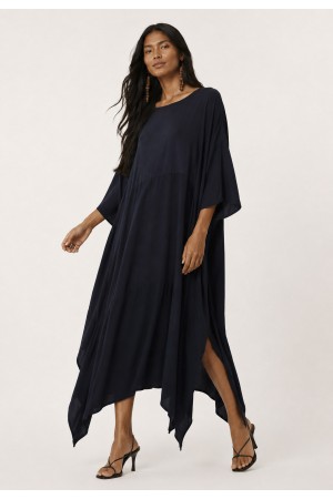 Vestido Plus Viscose Nascente Preto