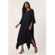 Vestido Plus Viscose Nascente Preto