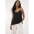 Blusa Alça Fina Viscose Aroeira Preta