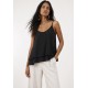 Blusa Alça Fina Viscose Aroeira Preta