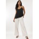 Blusa Alça Fina Viscose Aroeira Preta