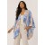Kimono Viscose Manga Ampla Estampa Caminhos do Arumã