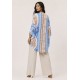 Kimono Viscose Manga Ampla Estampa Caminhos do Arumã