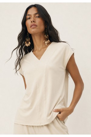 Blusa Traço Marfim
