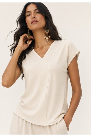Blusa Traço Marfim