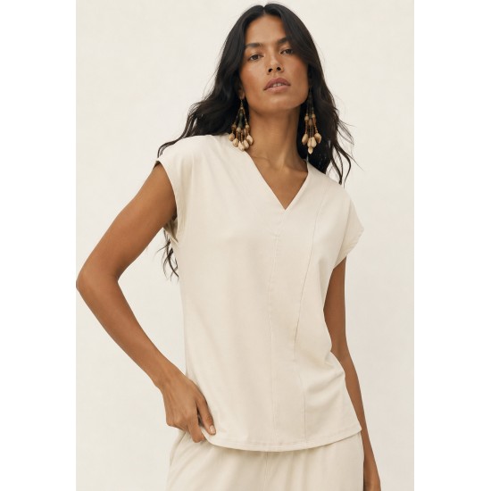 Blusa Traço Marfim