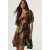 Vestido Curto Arumã Rodado Estampa Caju da Mata