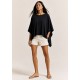 Blusa Asa Delta Malha Tupã Preta