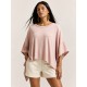 Blusa Asa Delta de Malha Tupã Rosa Blush