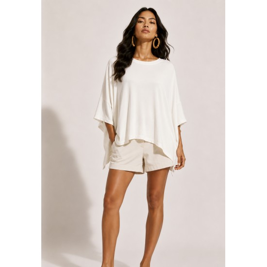 Blusa Asa Delta de Malha Tupã Off White