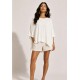 Blusa Asa Delta de Malha Tupã Off White