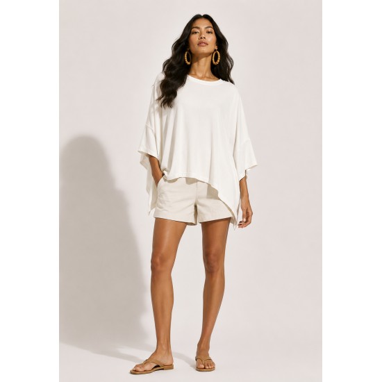 Blusa Asa Delta de Malha Tupã Off White