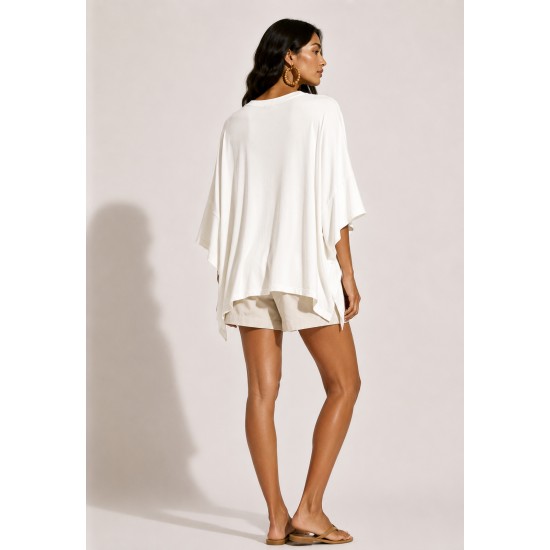 Blusa Asa Delta de Malha Tupã Off White