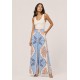 Calça Pantalona Elastic Embaú Estampa Caminhos do Arumã