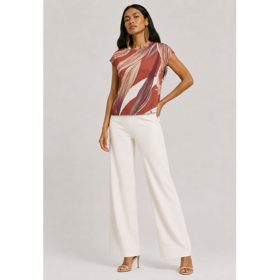 Blusa Aruá Malha Selva Bordô