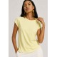 Blusa Aruá Malha Amarelo Pastel