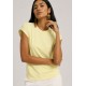 Blusa Aruá Malha Amarelo Pastel