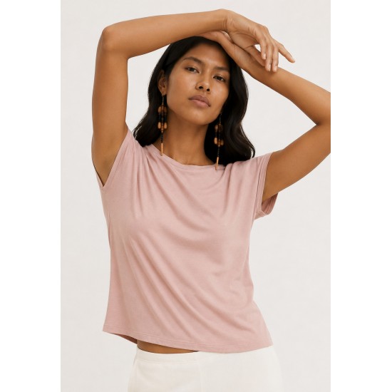 Blusa Aruá Malha Rosa Blush
