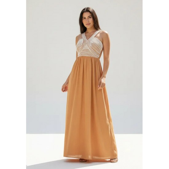 Vestido Alvorada Longo Terra do Sol