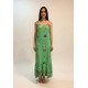 Vestido Longo Reto Regata Brisa Verde