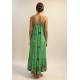 Vestido Longo Reto Regata Brisa Verde