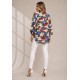 Kimono Viscose Manga Ampla Estampa Floresce